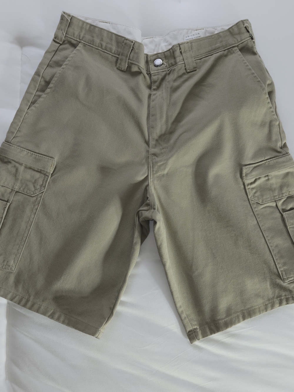 Dickies Cargo Shorts Mens 32 Khaki Tan Workwear Utility Casual 100% Cotton 11 In